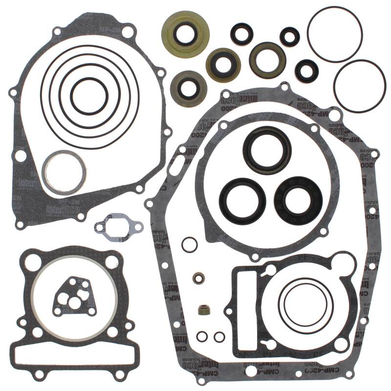 Vertex Gaskets 87-95 Yamaha YFM350ER Moto-4 Complete Gasket Kit w/ Oil Seals Engine Hardware Vertex Pistons