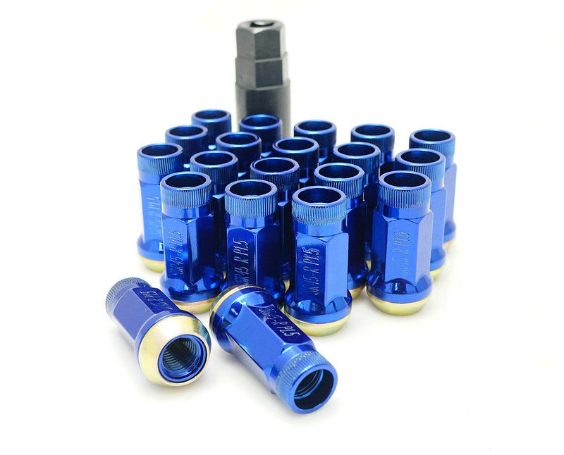 Wheel Mate Muteki SR45R Lug Nut Kit 12x1.25 - Blue Lug Nuts Wheel Mate