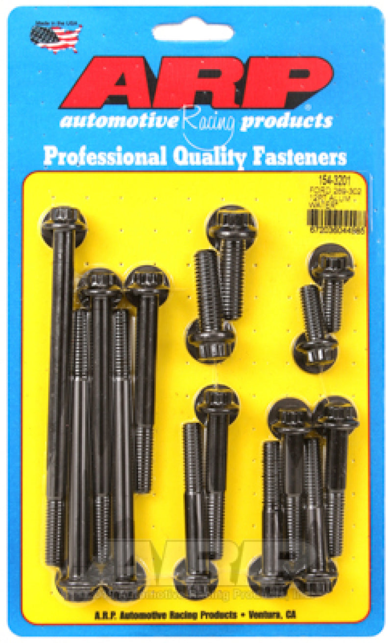 ARP Ford 289-302 12pt Aluminum Water Pump and Front Cover Bolt Kit Hardware Kits - Other ARP