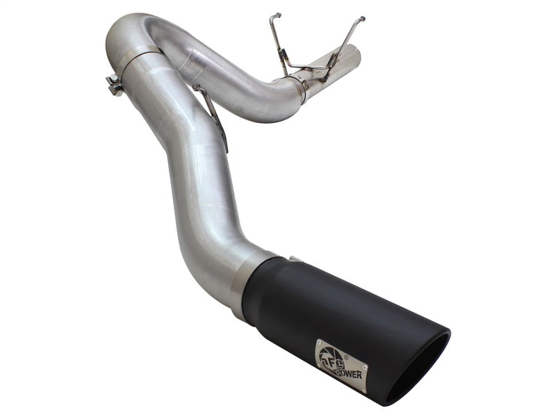 aFe MACHForce XP Exhaust Large Bore 5in DPF-Back SS 13-15 Dodge Trucks L6-6.7L (td) *Black Tip DPF Back aFe