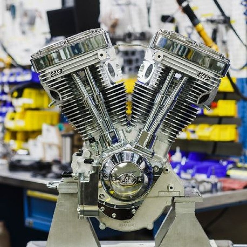 S&S Cycle 84-99 BT V111 Long Block Engine - Natural Engines S&S Cycle