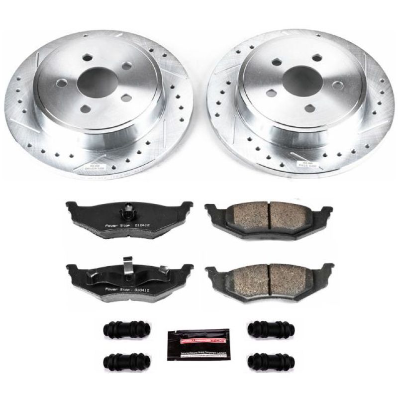 Power Stop 03-10 Chrysler PT Cruiser Rear Z23 Evolution Sport Brake Kit Brake Kits - Performance D&S PowerStop