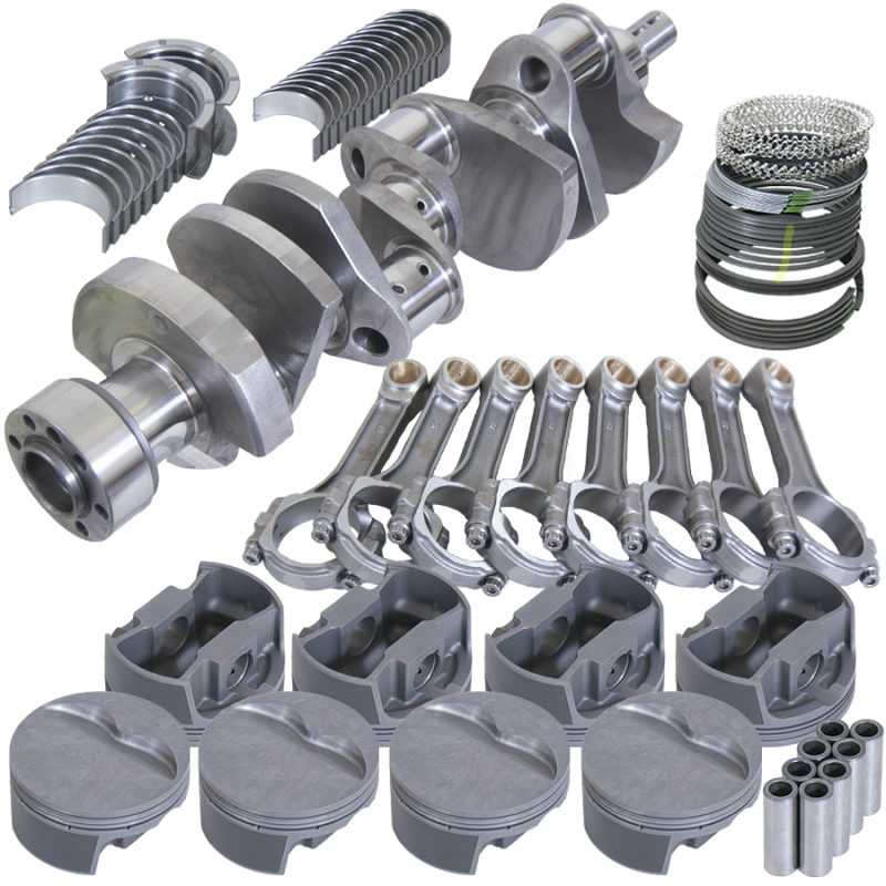 Eagle Chevy LT1350 1Pc 3.750in Crank 6.000in I-Beam Rods -5cc 4.060in Pistons Rotating Assembly Rotating Assemblies Eagle