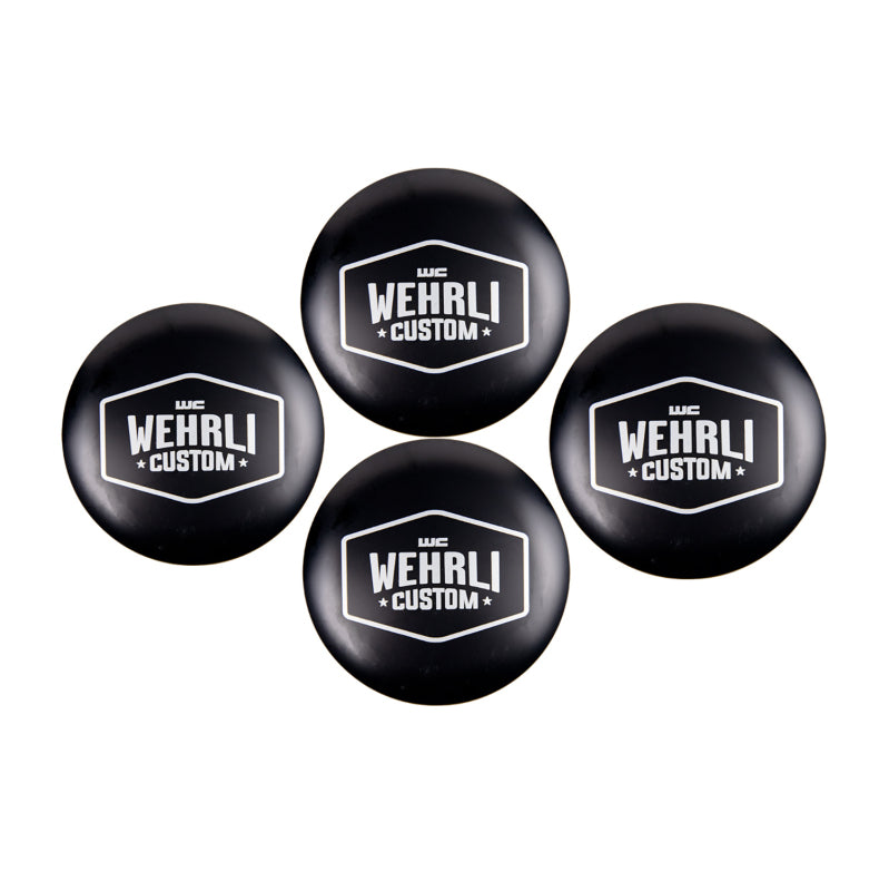 Wehrli 19+ Honda Talon Billet Hub Cap Kit for OEM Wheels - Black Anodized Wheel Accessories Wehrli