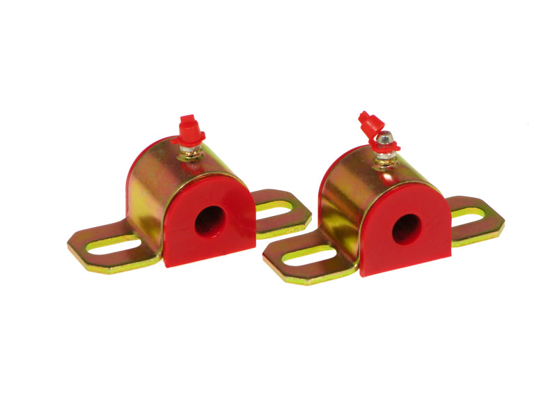 Prothane Universal Greasable Sway Bar Bushings - 1/2in - Type A Bracket - Red Sway Bar Bushings Prothane