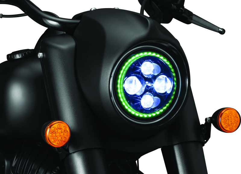 Kuryakyn Orbit Headlight Adapter Black Brackets Kuryakyn