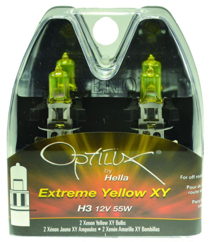 Hella Optilux H3 12V/55W XY Extreme Yellow Bulb Bulbs Hella
