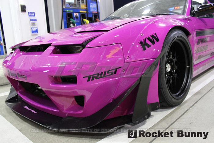 GReddy 89-93 Nissan 240SX Full Rocket Bunny 180/240SX Wide Body Aero Kit w/ Wing Body Kits GReddy
