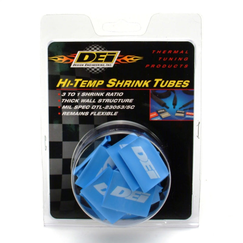 DEI Hi-Temp Shrink Tube 12mm x 1.5in - Blue Heat Shrink DEI