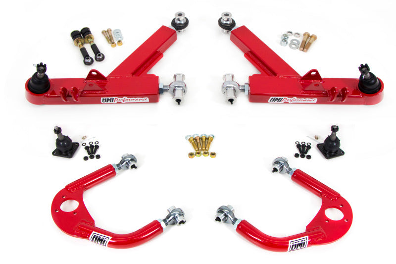 UMI Performance 93-02 GM F-Body A-Arm Kit Double Shear Mount Boxed Lower + Adj Upper Control Arms UMI Performance