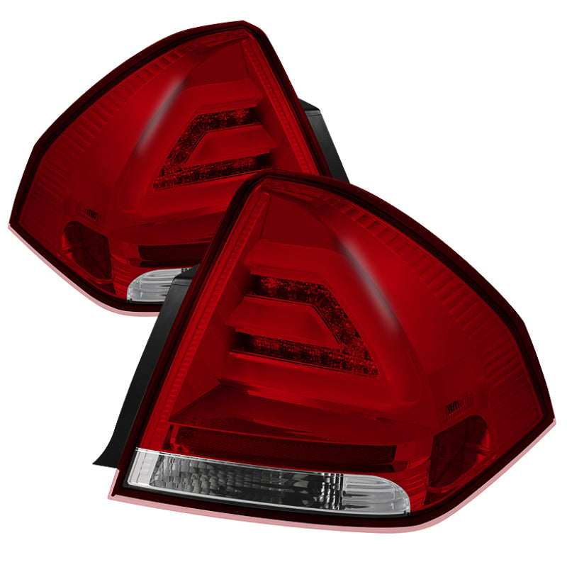 Spyder Chevy Impala 2006-2013 LED Tail Lights Red Clear ALT-YD-CHIP06-LED-RC Tail Lights SPYDER