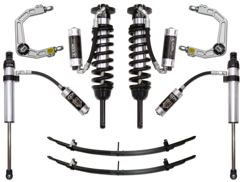 ICON 05-15 Toyota Tacoma 0-3.5in/2016+ Toyota Tacoma 0-2.75in Stg 6 Suspension System w/Billet Uca Coilovers ICON