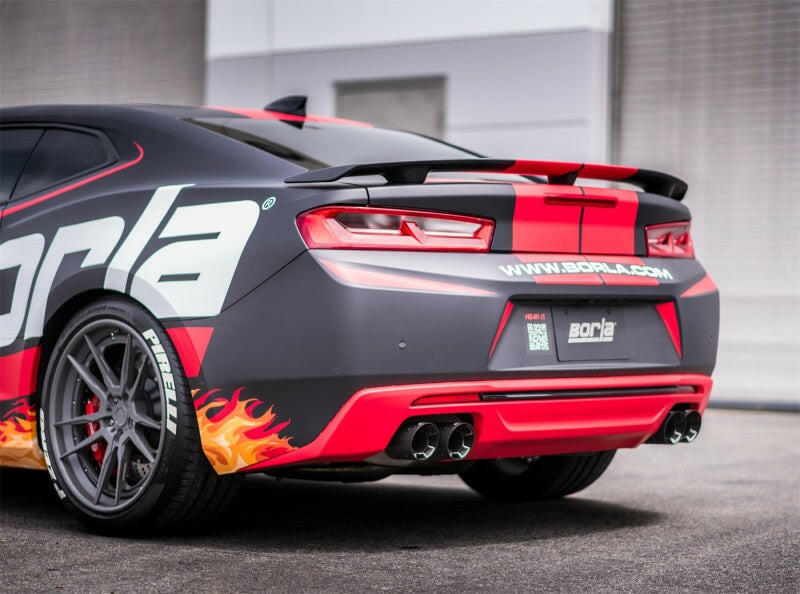 Borla 2016-2017 Chevy Camaro V8 SS AT/MT ATAK Rear Section Exhaust with Dual Mode Valves Axle Back Borla