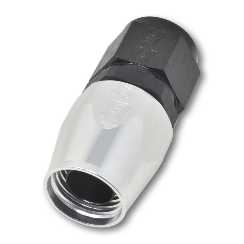 Russell Performance -16 AN Silver/Black Straight Full Flow Hose End Fittings Russell