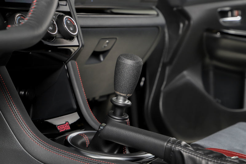GrimmSpeed Shift Knob Stainless Steel - Subaru 5 Speed and 6 Speed Manual Transmission - Black Shift Knobs GrimmSpeed