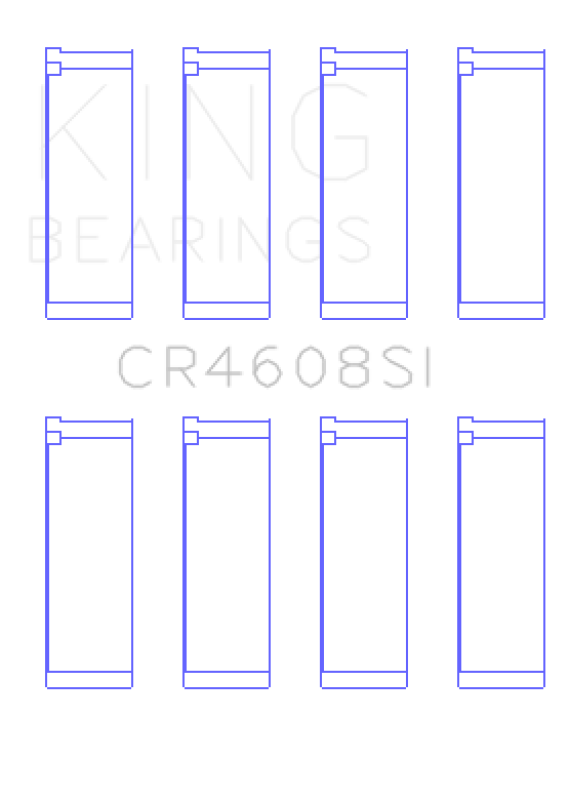 King Engine Bearings Toyota 2ZZ-GE Connecting Rod Bearing Set (Set of 4) - Size STD Bearings King Engine Bearings