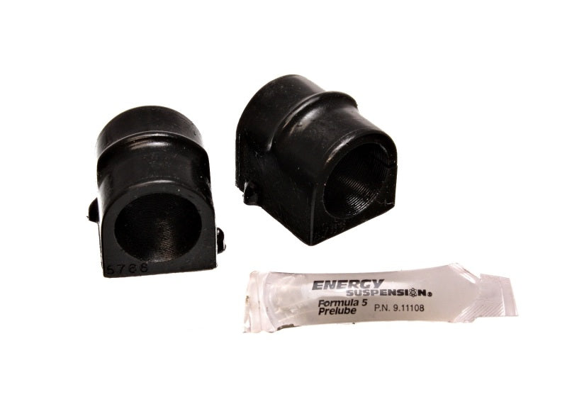 Energy Suspension 04-06 Pontiac GTO 28mm Front Sway Bar Frame Bushing Set - Black Bushing Kits Energy Suspension