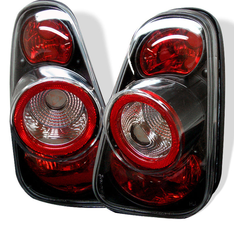 Spyder Mini Cooper 02-06/Cooper Convertibles 05-08 Euro Style Tail Lights Black ALT-YD-MC02-BK Tail Lights SPYDER