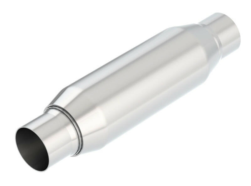 Borla CrateMuffler Resonator Option 2.25in Center/Center 3.5in Round x 10in Muffler Borla