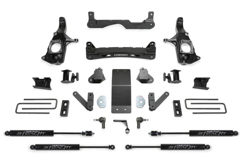 Fabtech 11-19 GM 2500HD 2WD/4WD 4in Basic Sys w/Stealth Shks Lift Kits Fabtech