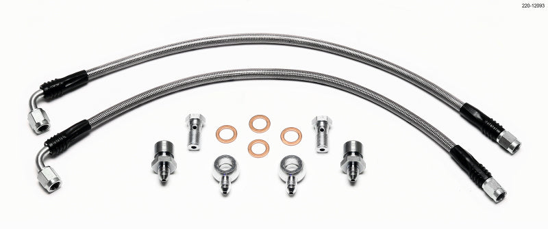Wilwood Flexline Kit FFR Rear Brake Line Kits Wilwood