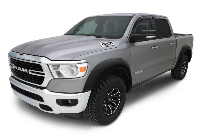 AVS 2019 RAM 1500 Crew Cab Ventvisor Outside Mount Front & Rear Window Deflectors 4pc - Smoke Wind Deflectors AVS