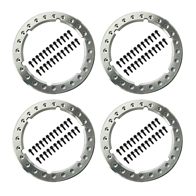 Ford Racing 17-18 / 21 F-150 Raptor (w/35in Tire) Functional Bead Lock Ring Kit - Style 1 Wheel Accessories Ford Racing