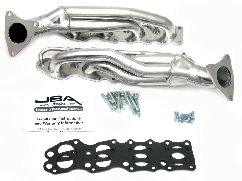 JBA 07-20 Toyota 5.7L V8 1-5/8in Primary Silver Ctd Cat4Ward Header Headers & Manifolds JBA