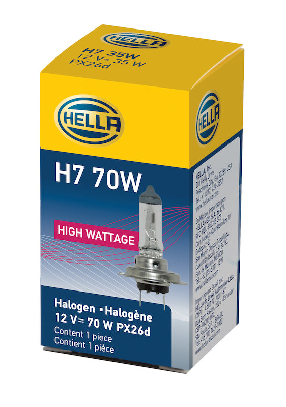 Hella Bulb H7 12V 70W PX26d T4.625 Bulbs Hella