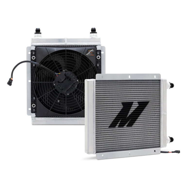 Mishimoto Universal Heat Exchanger Kit - With Integrated 1 x 12in Brushless Fan Radiators Mishimoto