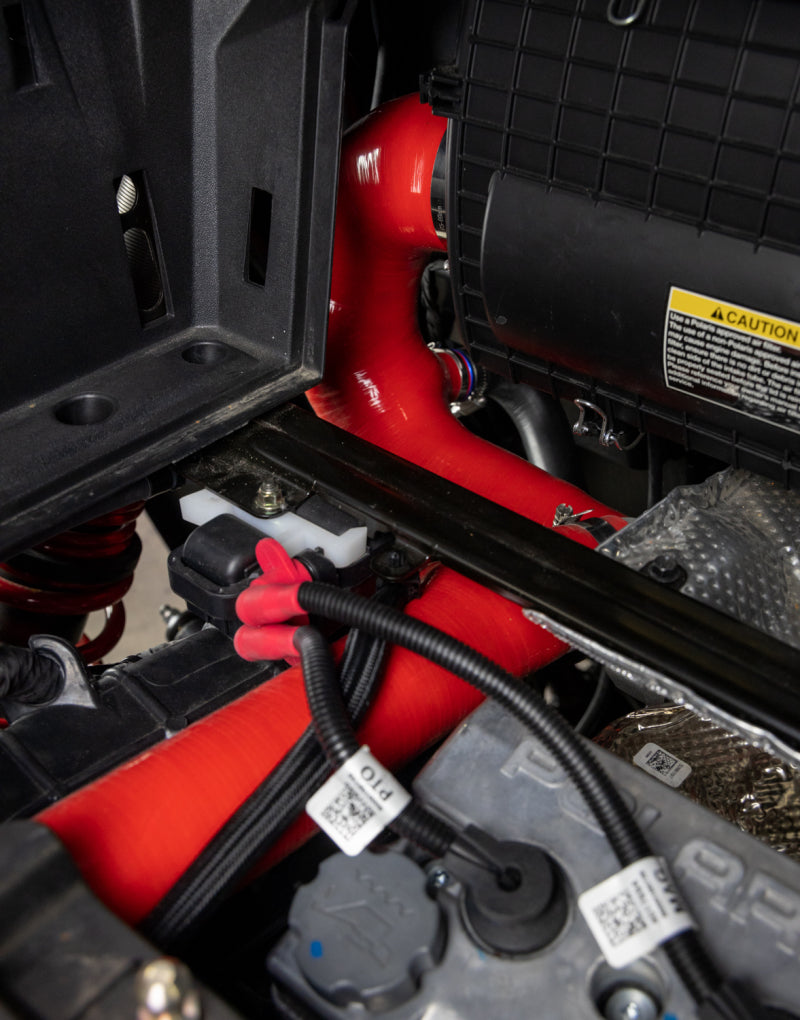 Mishimoto 2016+ Polaris RZR XP Turbo Silicone Intake J-Tube - Black Silicone Couplers & Hoses Mishimoto