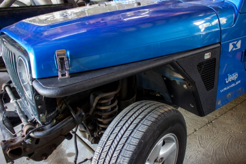 Fishbone Offroad 97-06 TJ Wrangler Rubicon and Unlimited Front Tube Fenders w No Flares Fenders Fishbone Offroad