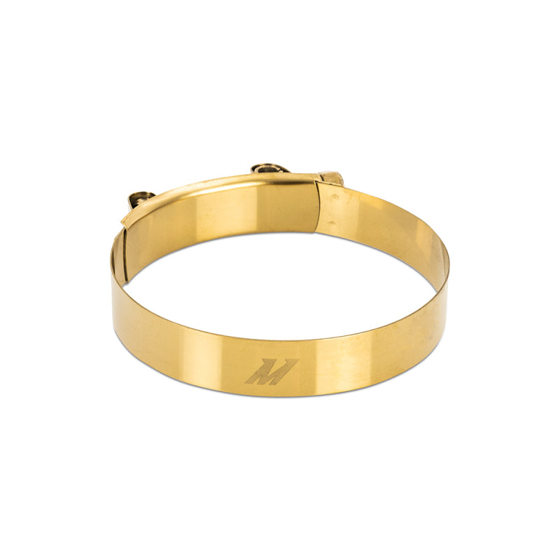 Mishimoto 2 Inch Stainless Steel T-Bolt Clamps - Gold Clamps Mishimoto