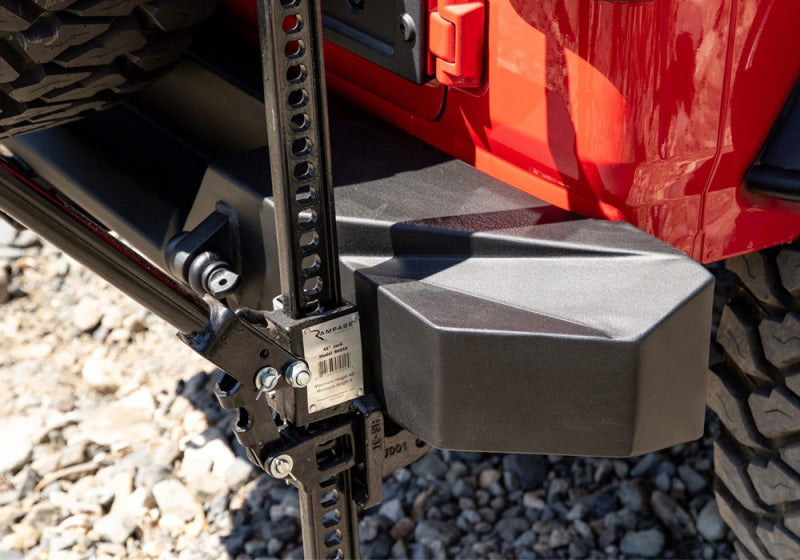 Rampage 1955-2019 Universal Trail Recovery 48in Jack - Black Tow Hooks Rampage