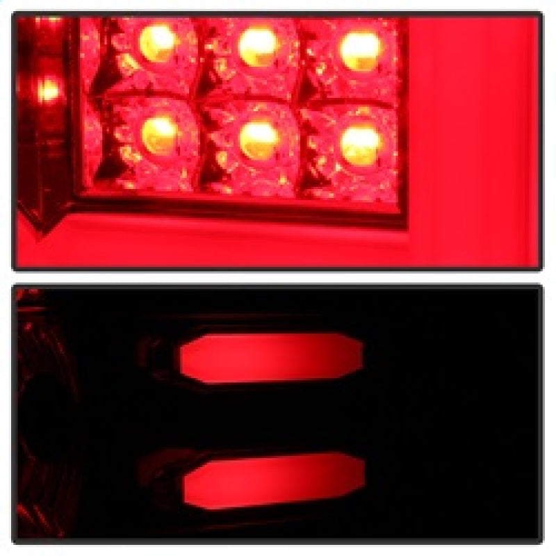 Spyder Chevy Silverado 2016-2017 Light Bar LED Tail Lights - Red Clear ALT-YD-CS16-LED-RC Tail Lights SPYDER