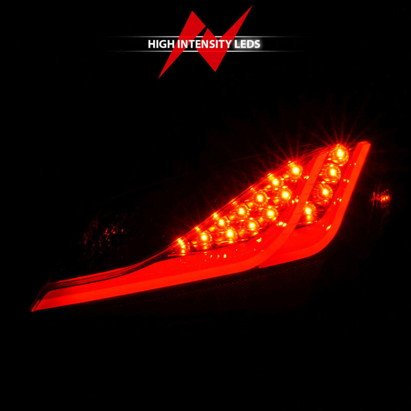 ANZO 10-13 Hyundai Genesis 2DR LED Taillights Smoke Tail Lights ANZO