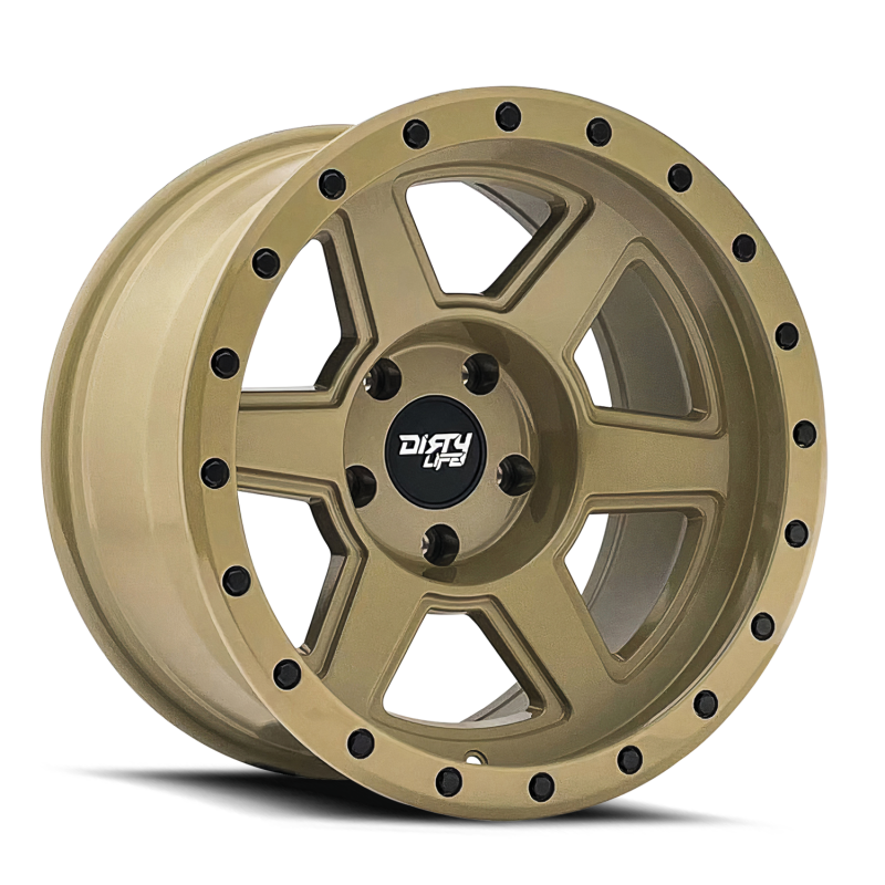 Dirty Life Compound 9315 20x9 / 5x127 BP / -12mm Offset / 78.1mm Hub Desert Sand Wheel Wheels - Cast Dirty Life