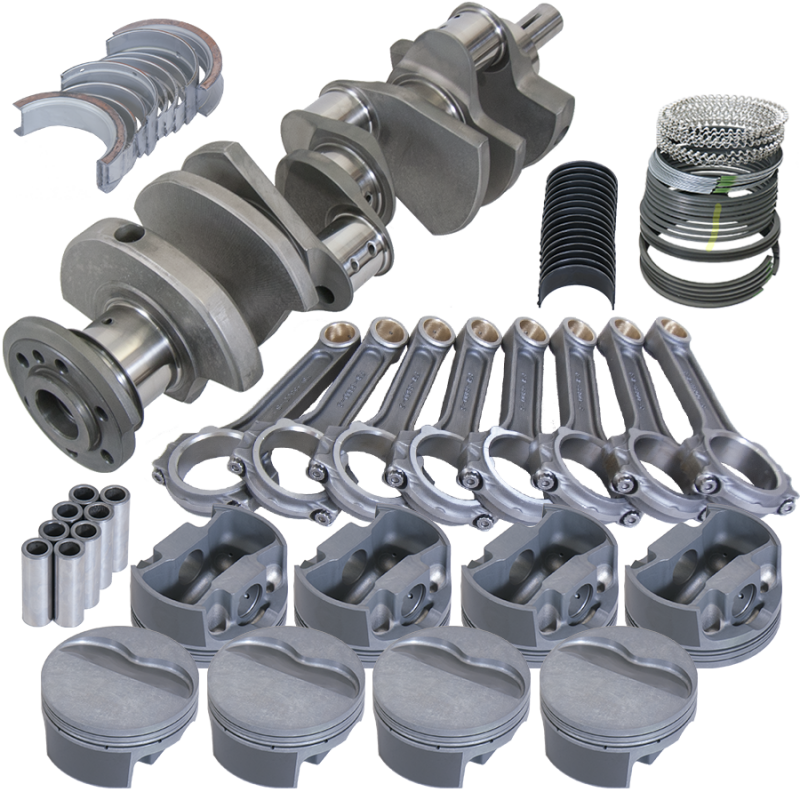 Eagle Pontiac 400 4.250in Crank 6.800in I-Beam Rods -6cc Flat Top 4.155in Pistons Rotating Assembly Rotating Assemblies Eagle