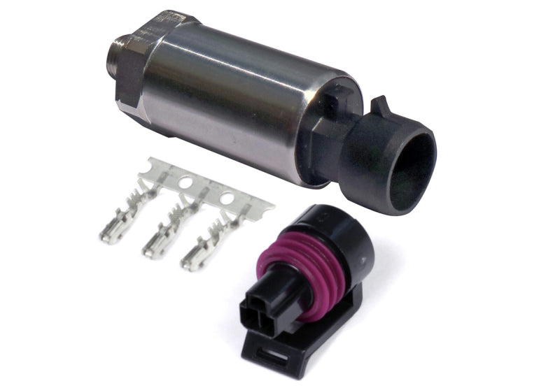 Haltech 250 PSI Motorsport (SS Diaphragm) Fuel/Oil Pressure Sensor 1/8 NPT (Incl Plug/Pins) Data Acquisition Haltech