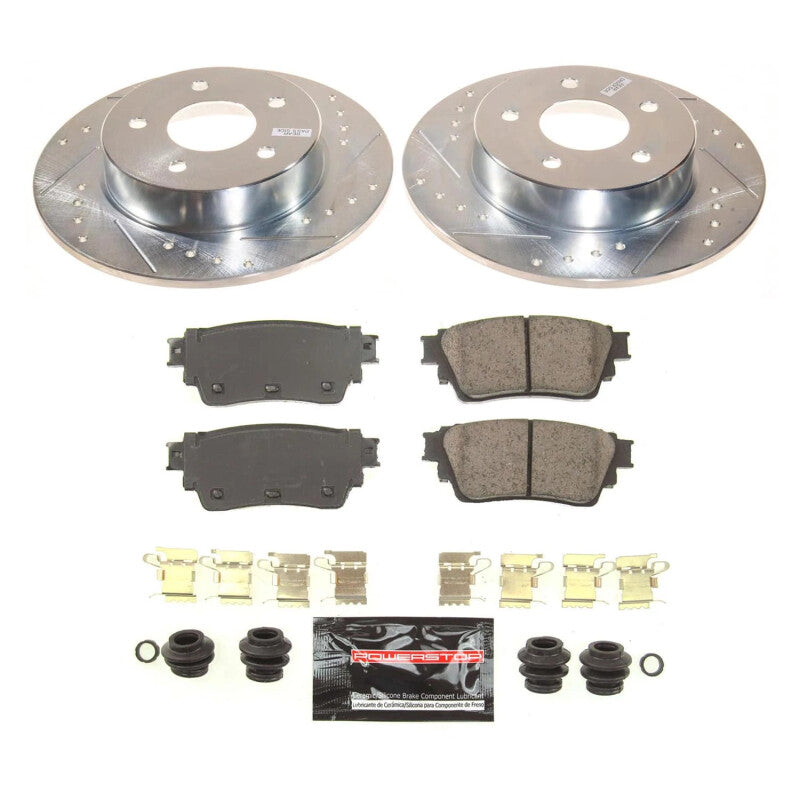 Power Stop 19-23 Nissan Altima Rear Z23 Evolution Brake Kit Brake Kits - Performance D&S PowerStop