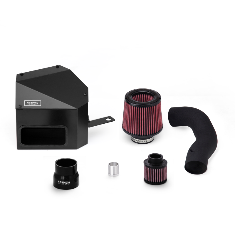 Mishimoto 15-16 VW Golf/GTI 1.8L/2.0L Performance Air Intake Kit - Wrinkle Black Cold Air Intakes Mishimoto
