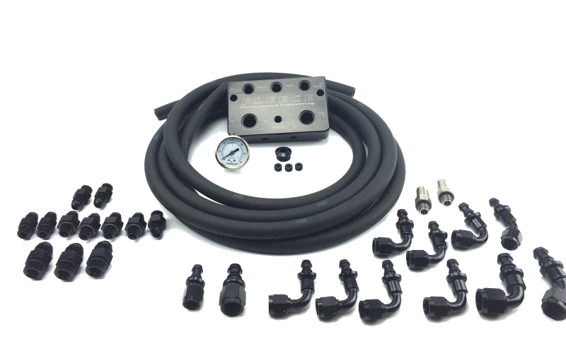 Fleece Performance Regulated Return Fuel Distribution Block 07.5-16 Cummins Fuel Manifolds Fleece Performance