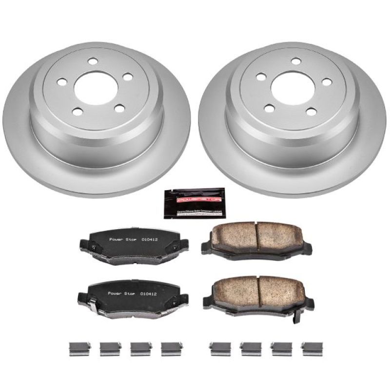 Power Stop 07-11 Dodge Nitro Rear Z17 Evolution Geomet Coated Brake Kit Brake Kits - Performance Blank PowerStop