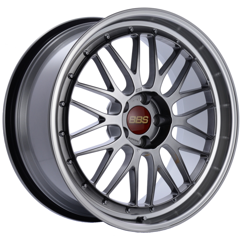 BBS LM 20x9.5 5x114.3 ET40 CB66 Diamond Black Center Diamond Cut Lip Wheel Wheels - Forged BBS