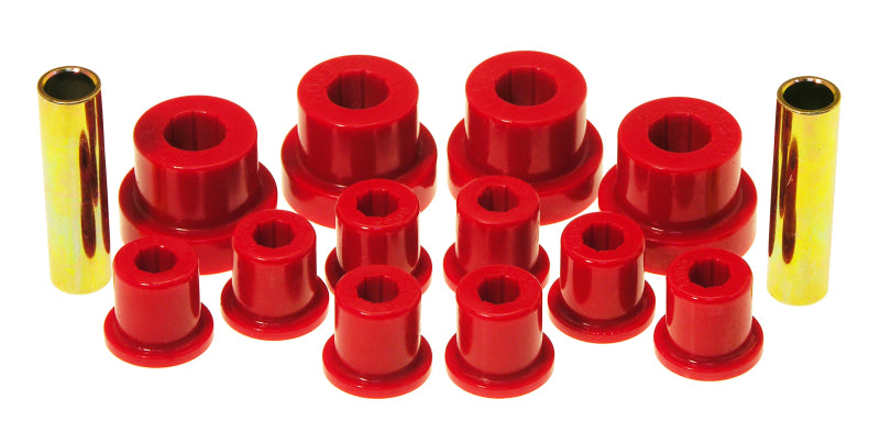 Prothane 76-86 Jeep CJ5/CJ7 Front Spring & Shackle Bushings - Red Bushing Kits Prothane