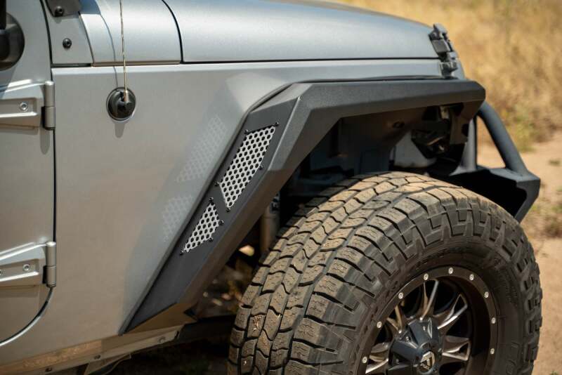 DV8 Offroad 07-18 Jeep Wrangler JK Armor Fender Flares Fenders DV8 Offroad