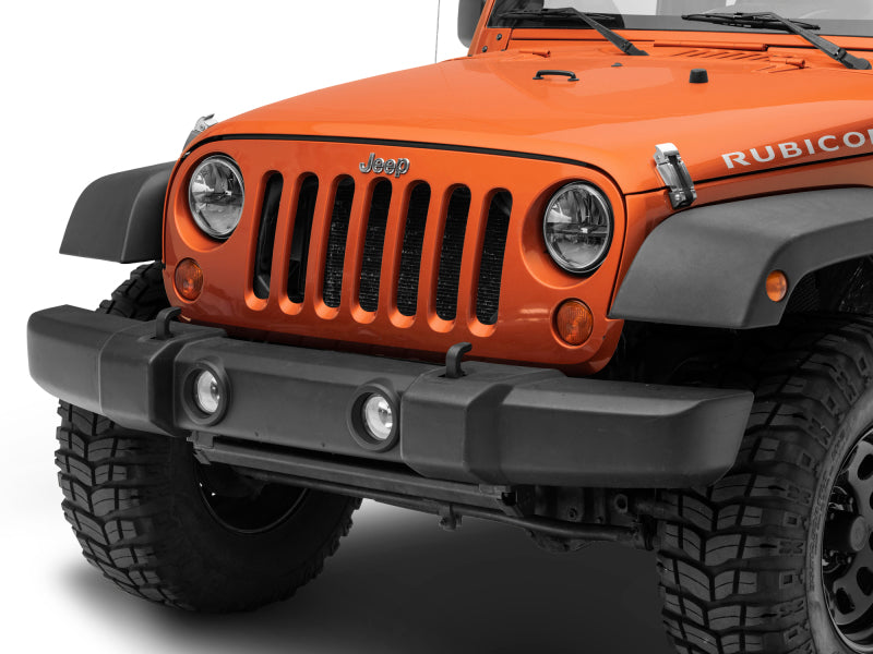 Raxiom 97-18 Jeep Wrangler TJ/JK Axial Series LED Headlights- Black Housing (Clear Lens) Headlights Raxiom