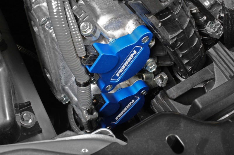 PERRIN 15-25 Subaru WRX / 04-18 Forester / 20-25 OBXT & LGXT Cam Solenoid Cover - Blue Cam Covers Perrin Performance