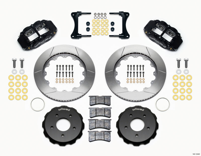Wilwood Narrow Superlite 4R Front Hat Kit 14.00in 2007-Up Jeep Wrangler Big Brake Kits Wilwood