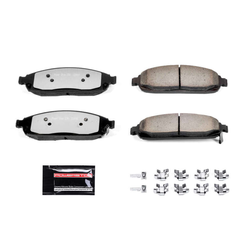 Power Stop 06-10 Jeep Commander Front Z36 Truck & Tow Brake Pads w/Hardware Brake Pads - Performance PowerStop